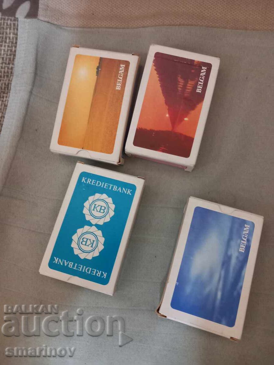 4 τεμ. Τράπουλες