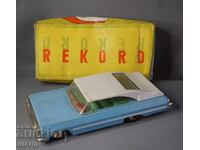 OPEL REKORD Jucărie veche din plastic, model mașină, fabricată în Polonia
