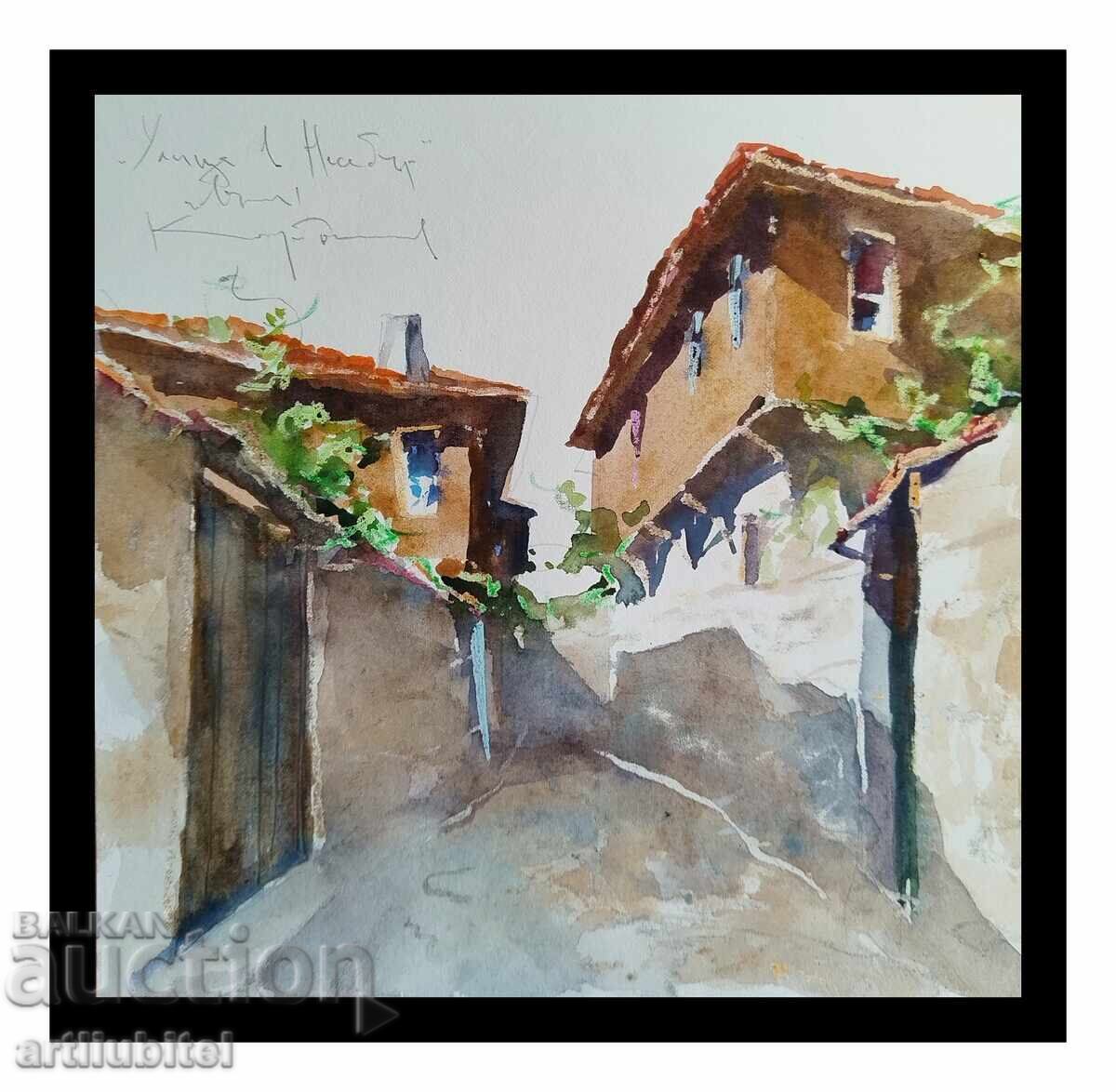 Dimităr Karatonev - tablou - 26 x 27 cm