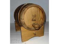 WOODEN BARREL BARREL DECORATION STAND