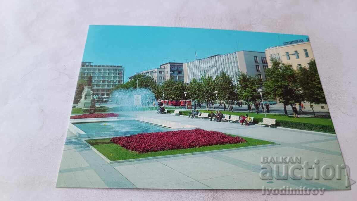 Ταχυδρομικό δελτάριο Χάσκοβο Πλατεία Ελευθερίας 1977