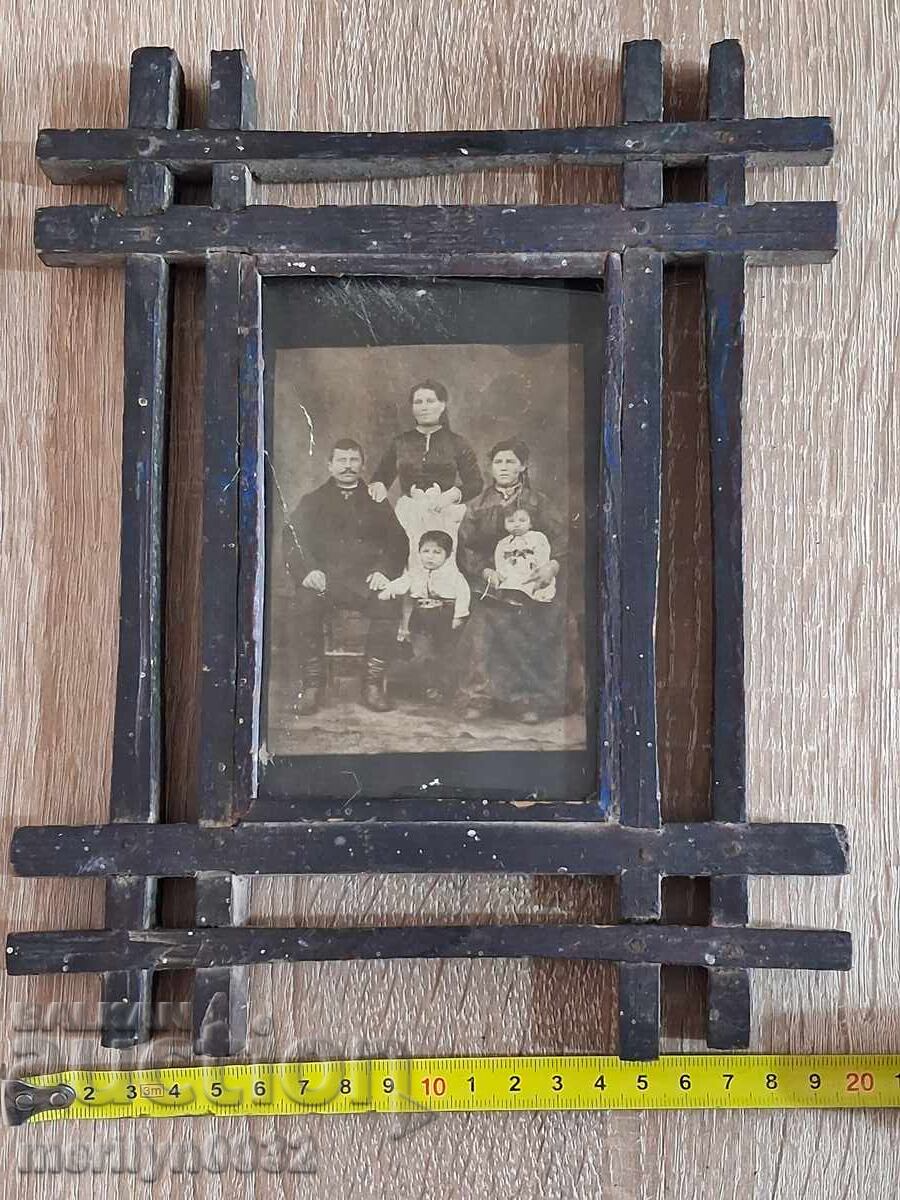 Framed primitive photo early 20th century photograph - 6