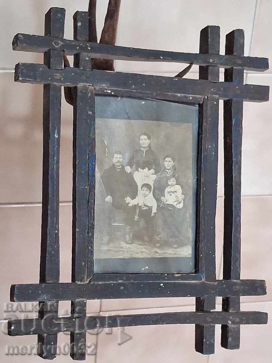 Framed primitive photo early 20th century photograph - 7