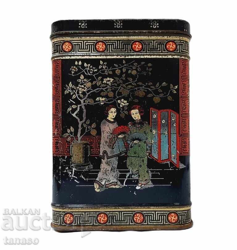 Παράδοση Παλιό αγγλικό κουτί τσαγιού – ανατολίτικο σχέδιο (8.3) Παράδοση Παλιό αγγλικό κουτί τσαγιού – ανατολίτικο σχέδιο (8.3)