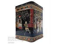 Стара английска кутия за чай – ориенталски дизайн(8.3)