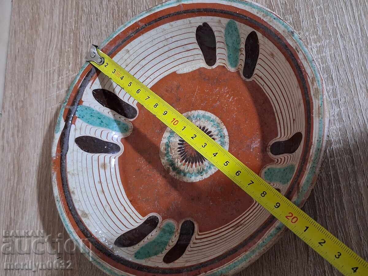 Παλιό πήλινο δοχείο, αγγεία, πιάτο - 6