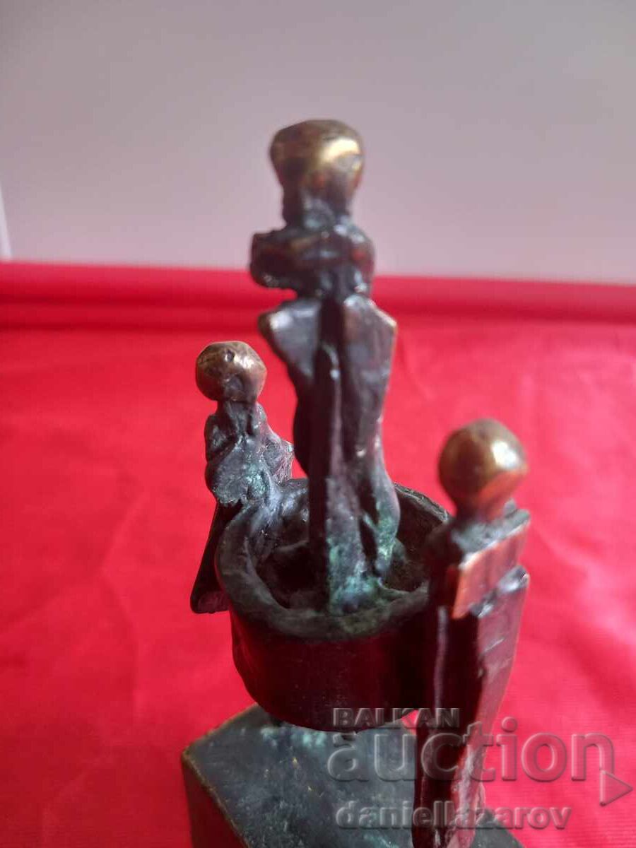 STAVRI KALINOV Mică sculptură din bronz, statuetă - 5 STAVRI KALINOV Mică sculptură din bronz, statuetă - 5