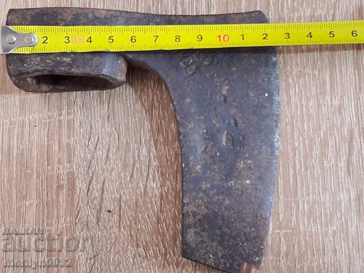 Old ax ax tool wrought iron - 6