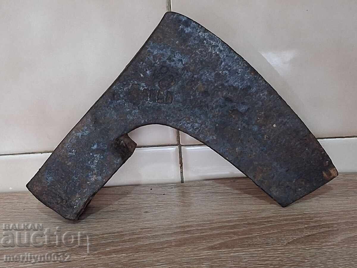Old ax ax tool wrought iron