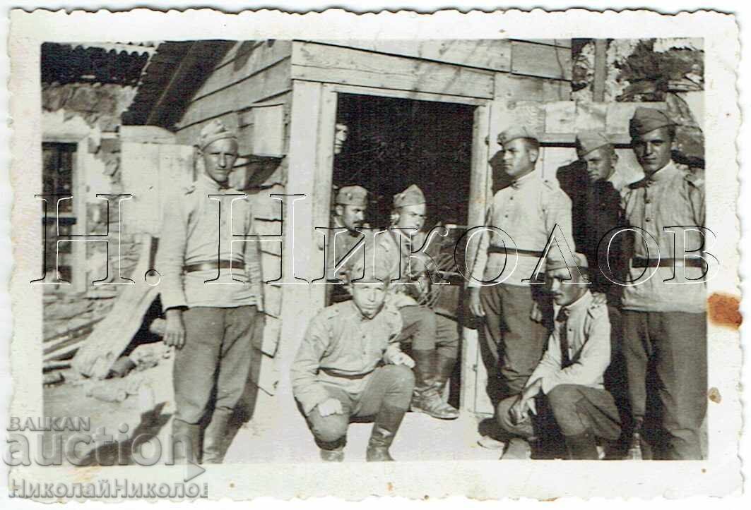 1940 MICĂ FOTOGRAFIE VECHE DERVISHKA MOGILA CENTRALĂ MILITARĂ J555