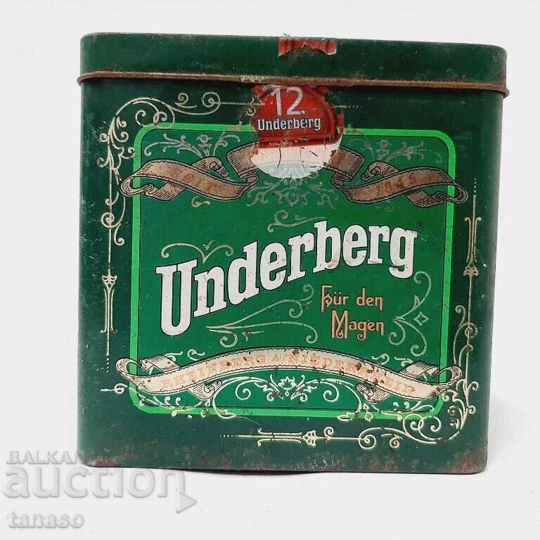 Licitație Cutie metalică veche Underberg(8.3)