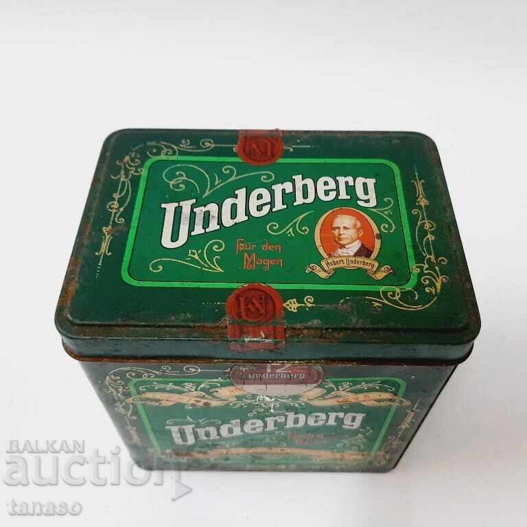 Παράδοση Παλιό μεταλλικό κουτί Underberg (8.3)