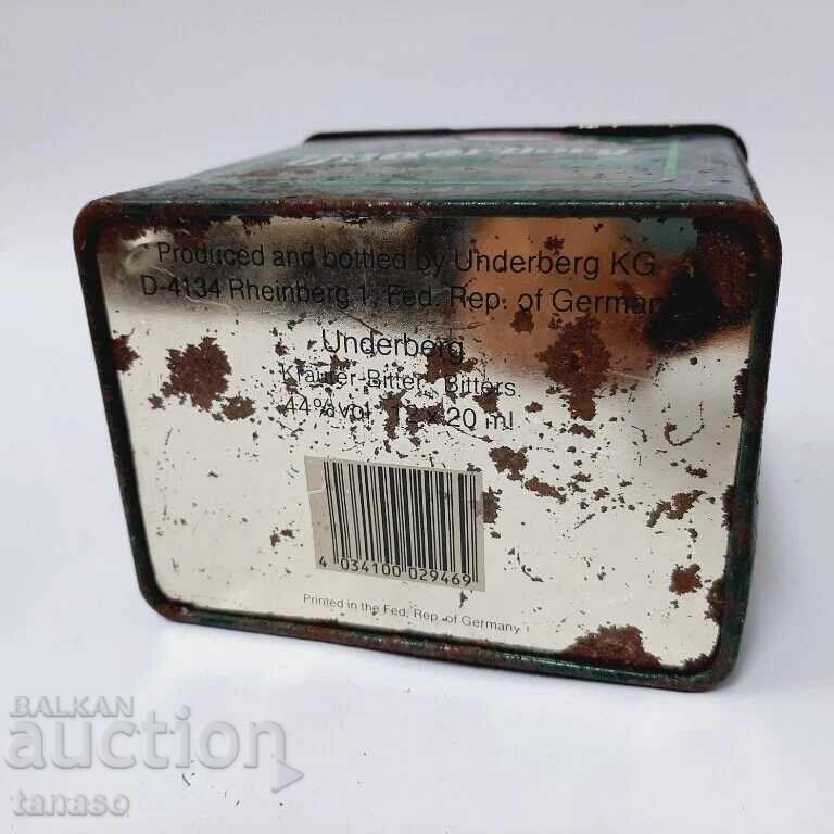 Παλιό μεταλλικό κουτί Underberg (8.3) - 6