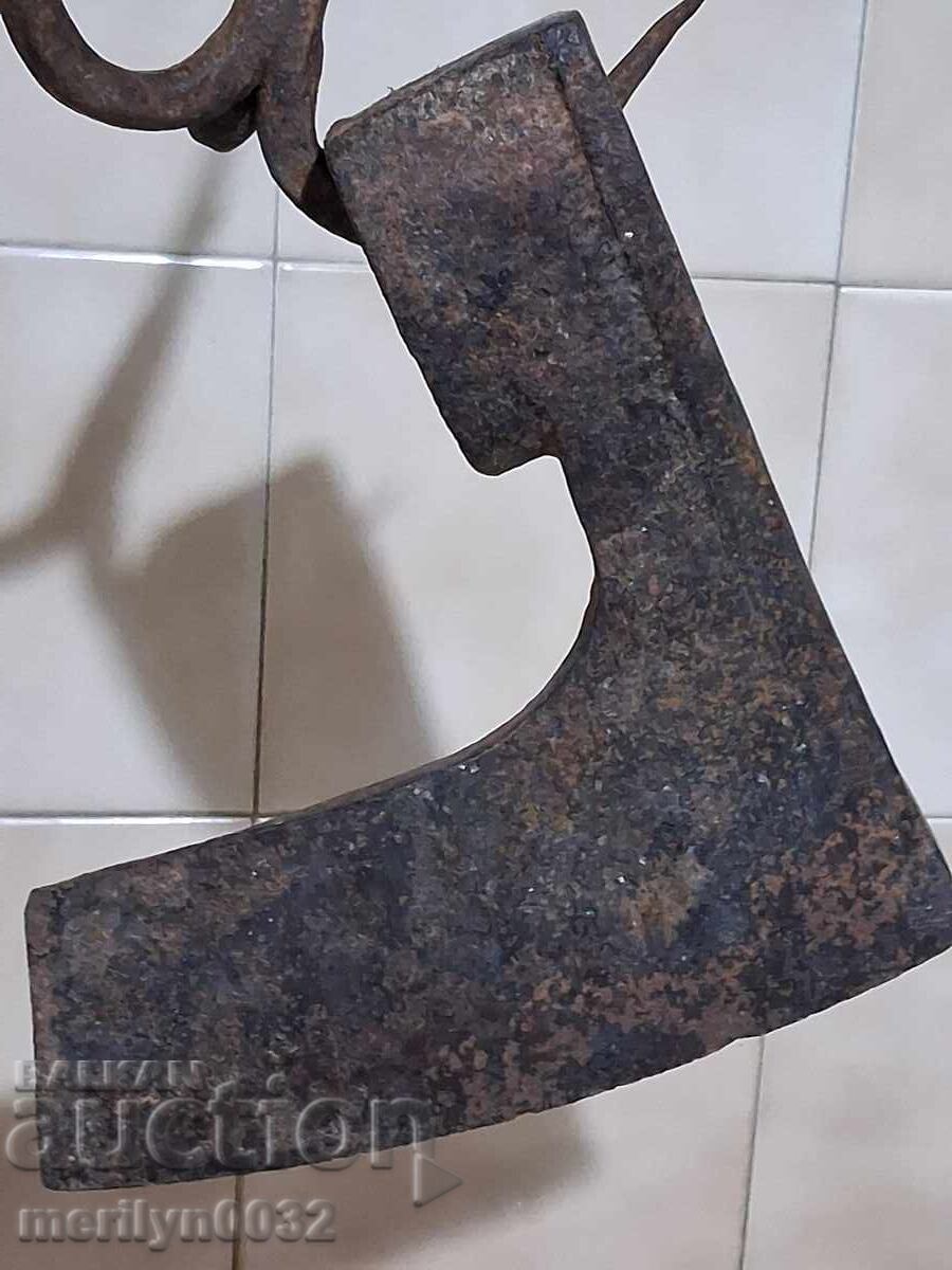 Livrarea Vechi instrument de topor din fier forjat