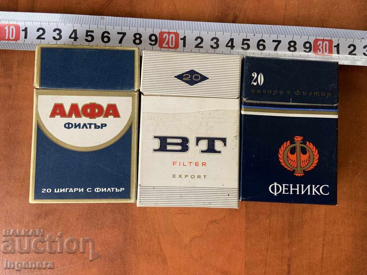 CUTIE CUTII DE ȚIGĂRI GOALE PENTRU COLECȚIE