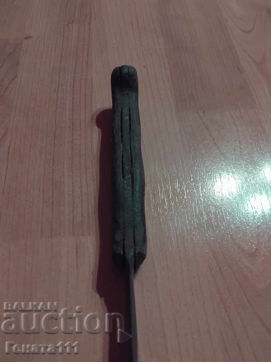 Vechi cuțit ciobănesc forjat karakulak - 6