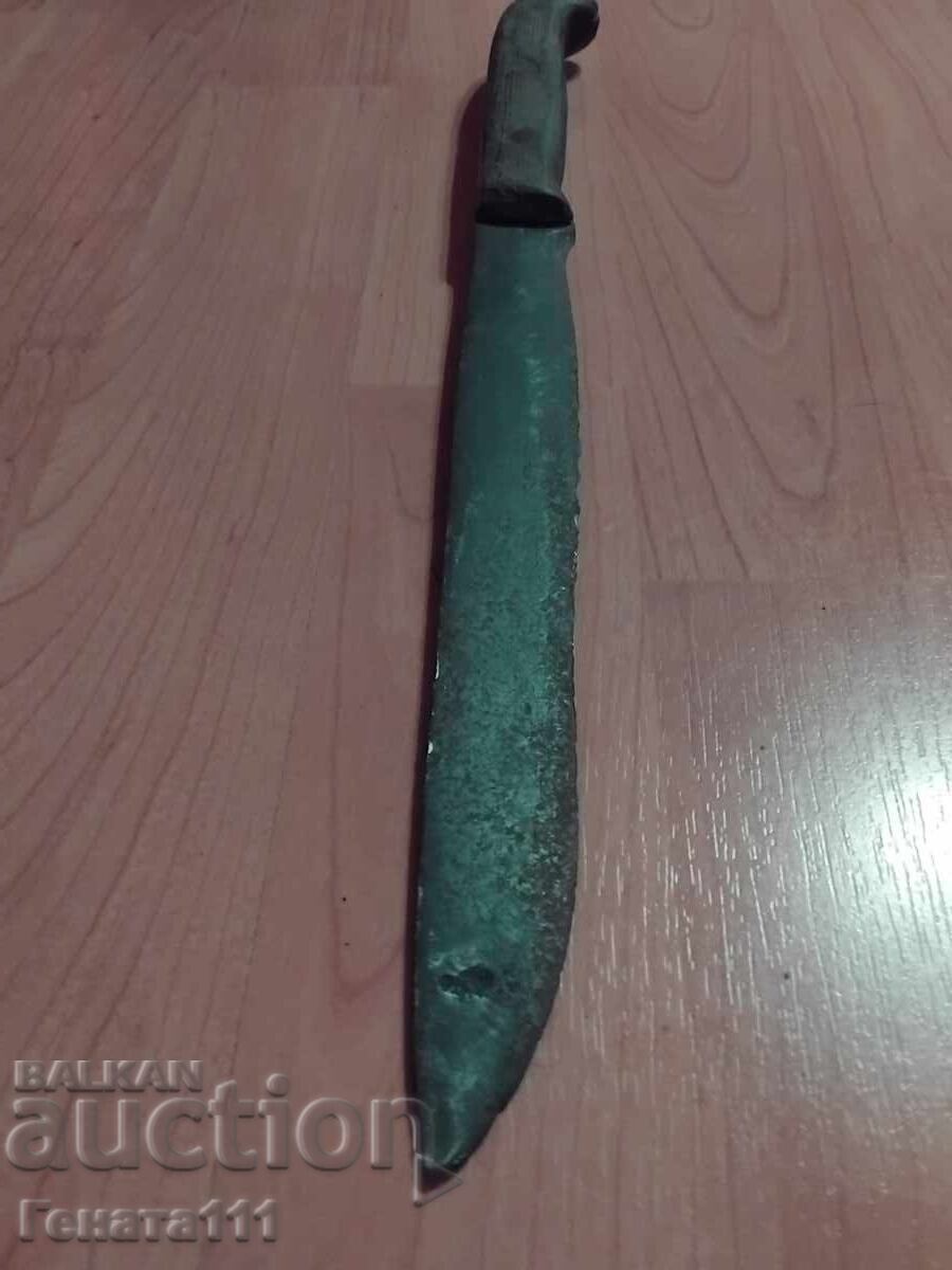 Vechi cuțit ciobănesc forjat karakulak