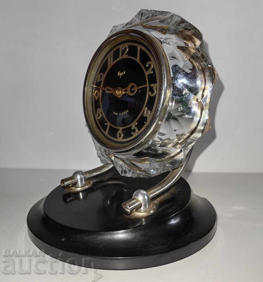 Delivery of SOVIET MAYAK TABLE CLOCK
