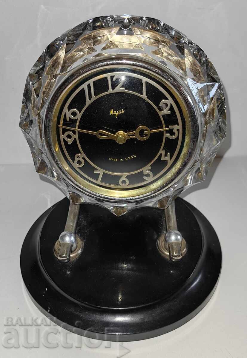SOVIET MAYAK TABLE CLOCK - 6
