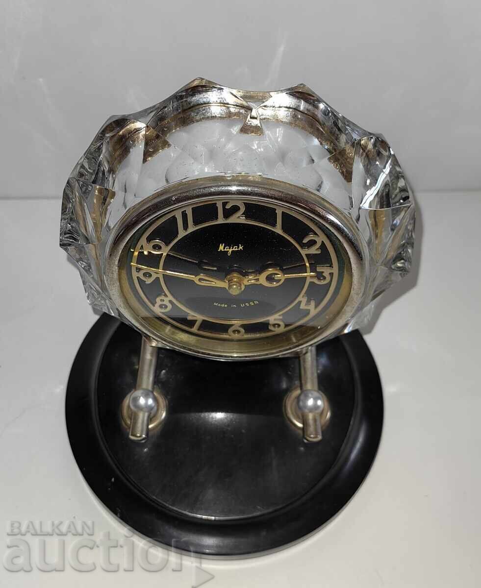 SOVIET MAYAK TABLE CLOCK - 7