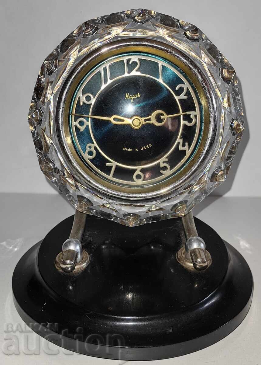 SOVIET MAYAK TABLE CLOCK
