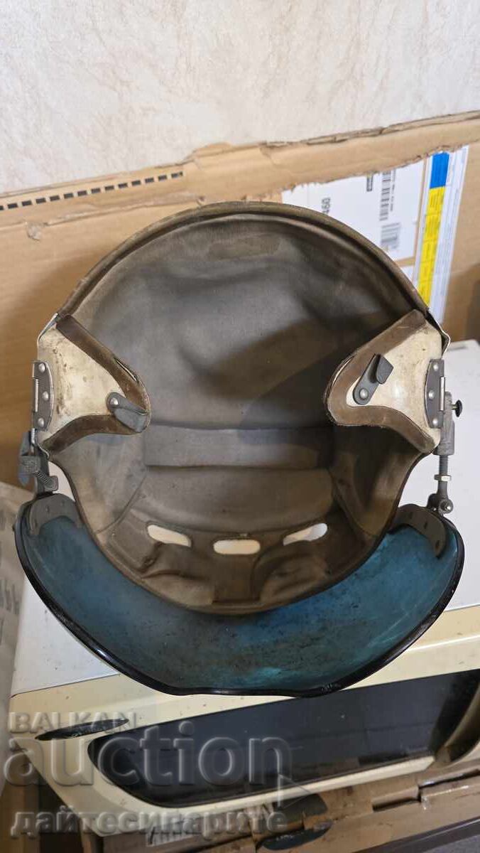 Cască moto veche - CAT - Miliția Populară - 6