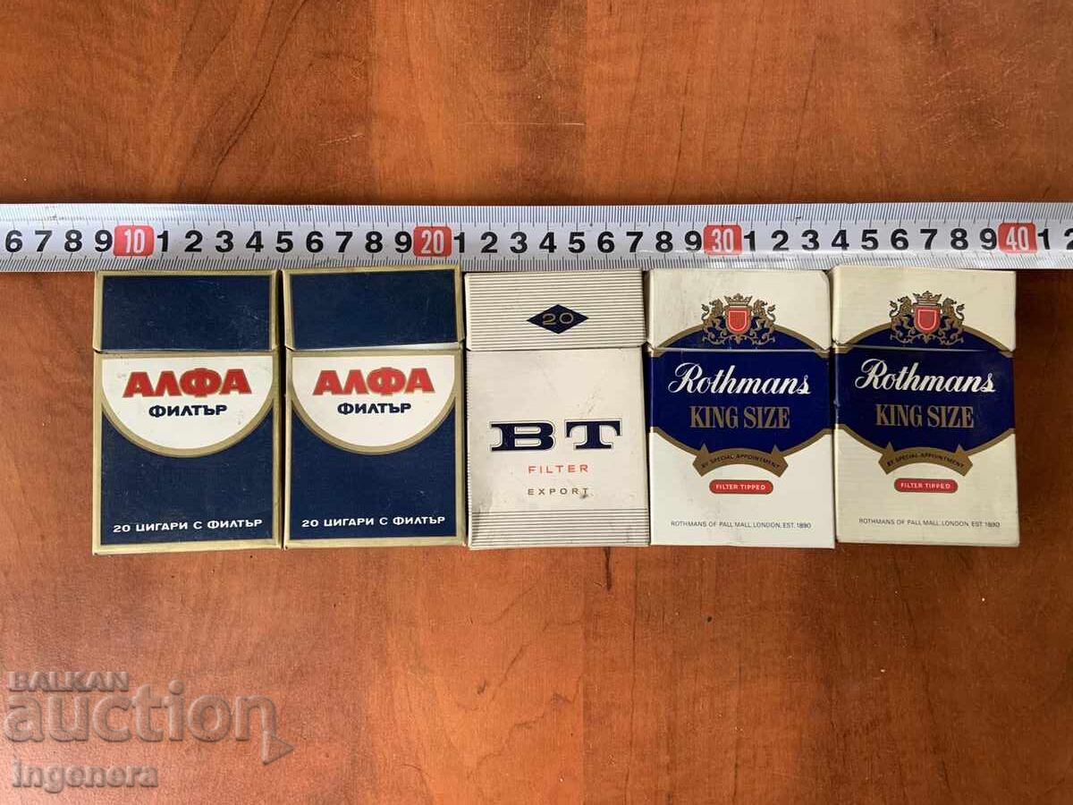EMPTY CIGARETTE PACKS BOX FOR COLLECTION
