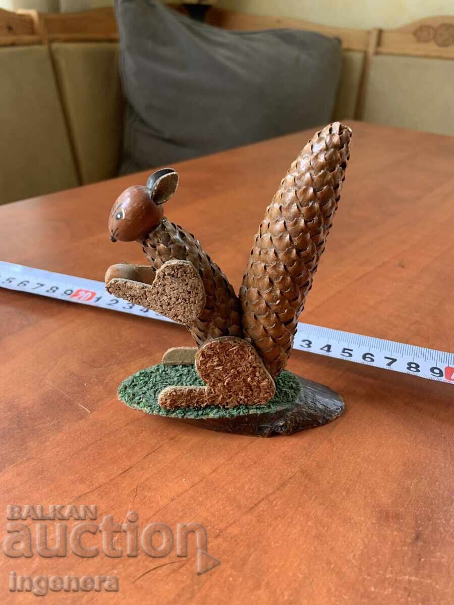 ФИГУРА ОТ ШИШАРКИ ЛЕШНИЦИ ДЪРВО И ЕКОМАТЕРИАЛИ ОТ СОЦА с цена € 9.00 | 17.60 лв.