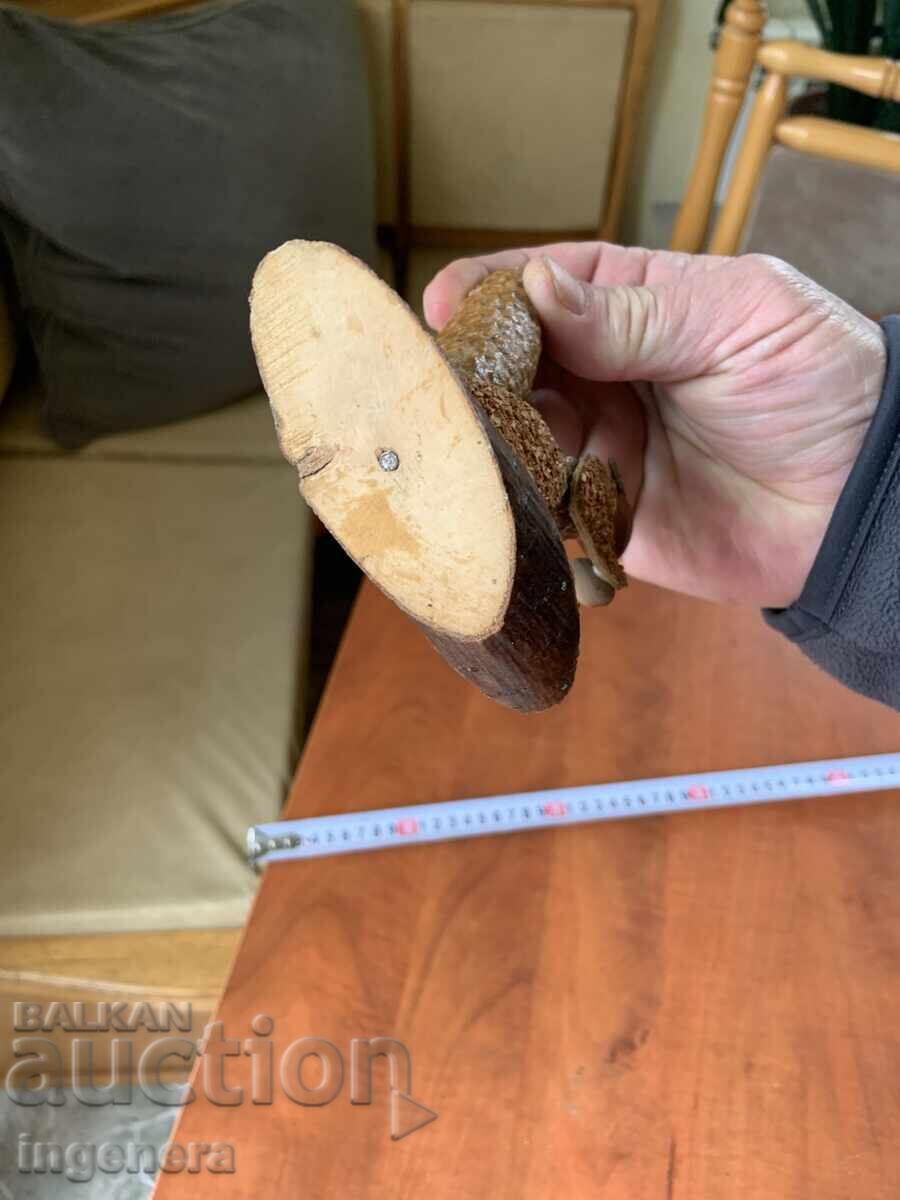 ФИГУРА ОТ ШИШАРКИ ЛЕШНИЦИ ДЪРВО И ЕКОМАТЕРИАЛИ ОТ СОЦА - 7