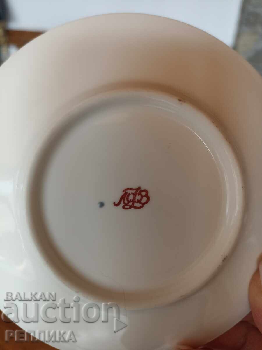 Serviciu de ceai din porțelan rusesc, fabrica LFZ - 5