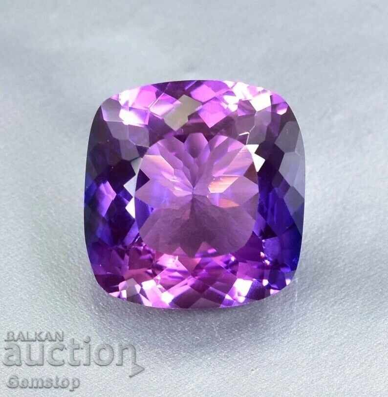 FĂRĂ PREȚ DE REZERVĂ! 12.25 ct. safir natural tăietură cushion, certificat EGL, de la 1 RON! cu preț € 0.30 | 0.59 BGN