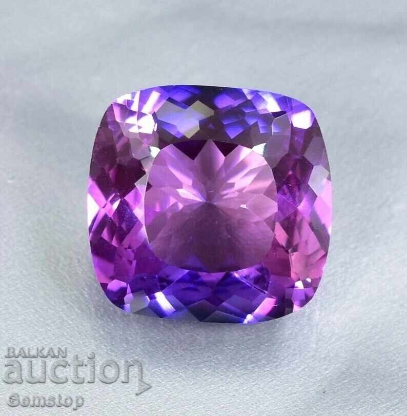 FĂRĂ PREȚ DE REZERVĂ! 12.25 ct. safir natural tăietură cushion, certificat EGL, de la 1 RON!