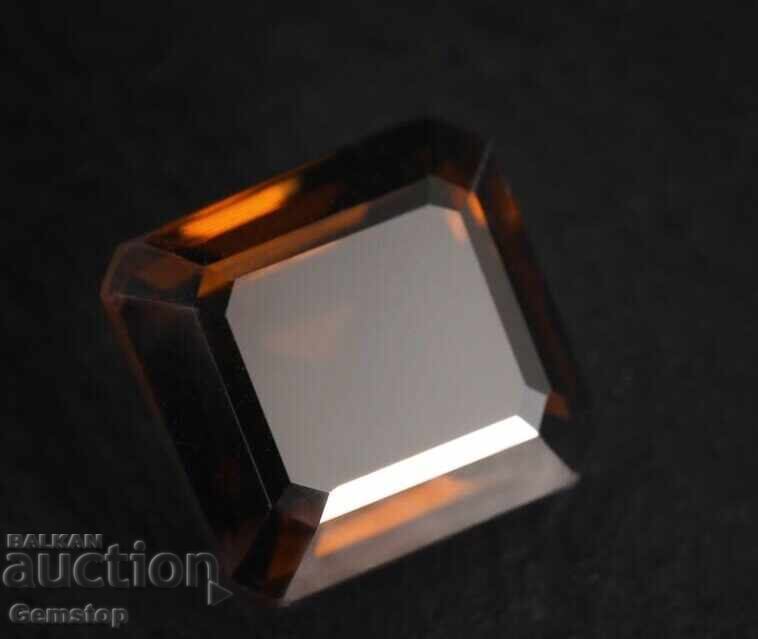 ΧΕ! 13.00ct φυσικός καπνιστός χαλαζίας πιστ. AGL από 1€! με τιμή € 1.00 | 1.96 BGN