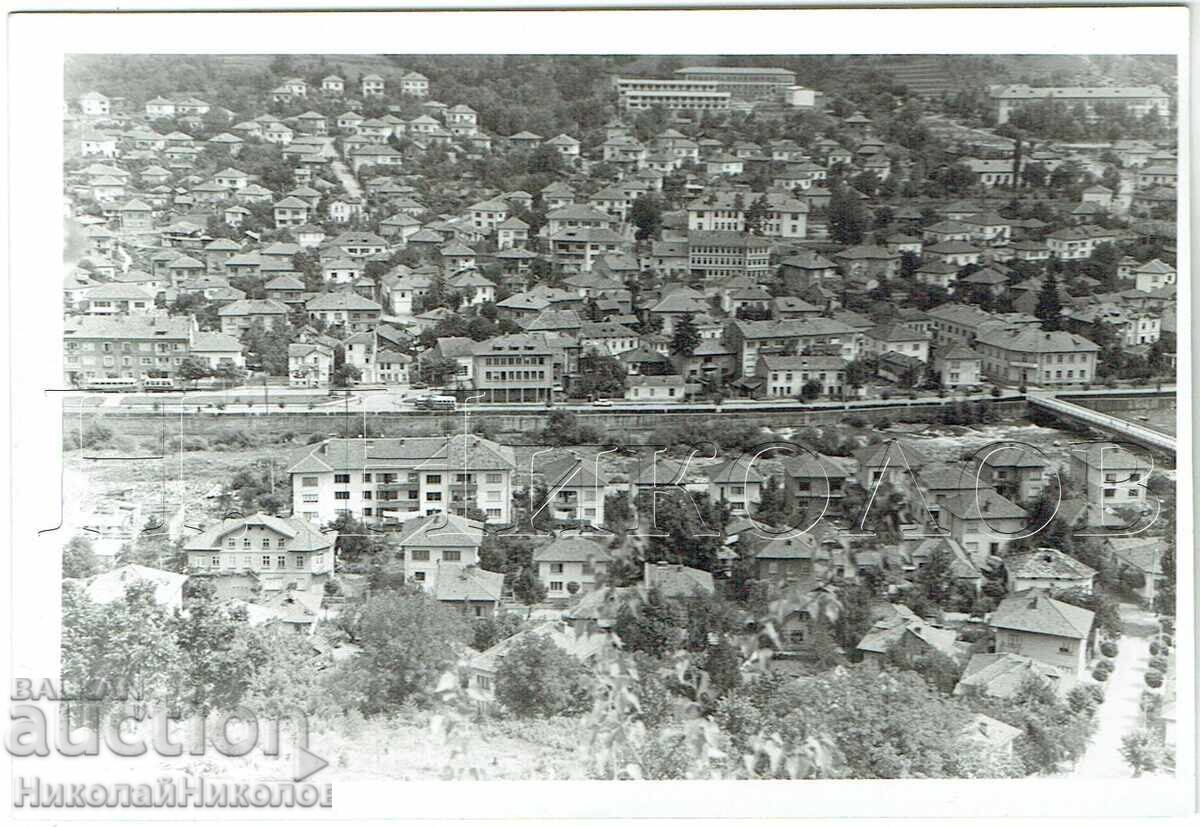 FOTOGRAFIE VECHE 1970 TETEVEN VEDERE GENERALĂ J568
