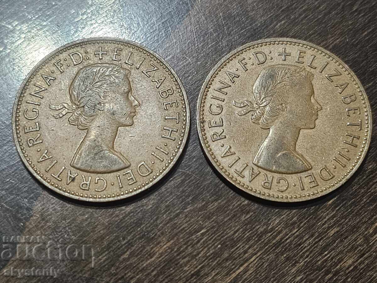 Delivery of 4 x One Penny 1964 to 1967