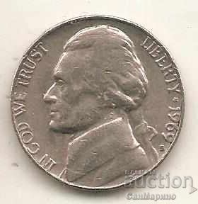 5 cents USA 1969 S with price € 3.00 | 5.87 BGN