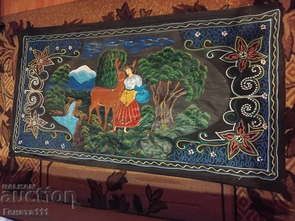 Old wall covering for painting on fabric with price € 20.00 | 39.12 BGN