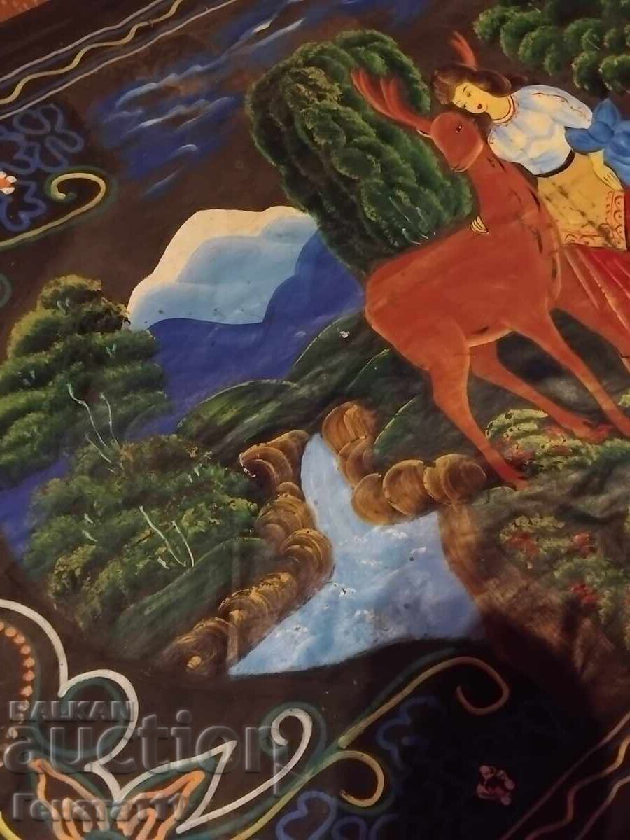 Old wall covering for painting on fabric - 6