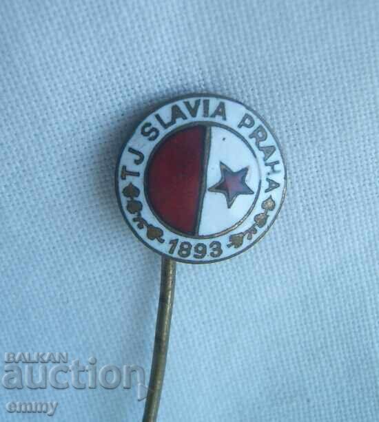 Insignă fotbal - FC Slavia Praga, Cehoslovacia, Cehia cu preț € 2.10 | 4.11 BGN Insignă fotbal - FC Slavia Praga, Cehoslovacia, Cehia cu preț € 2.10 | 4.11 BGN
