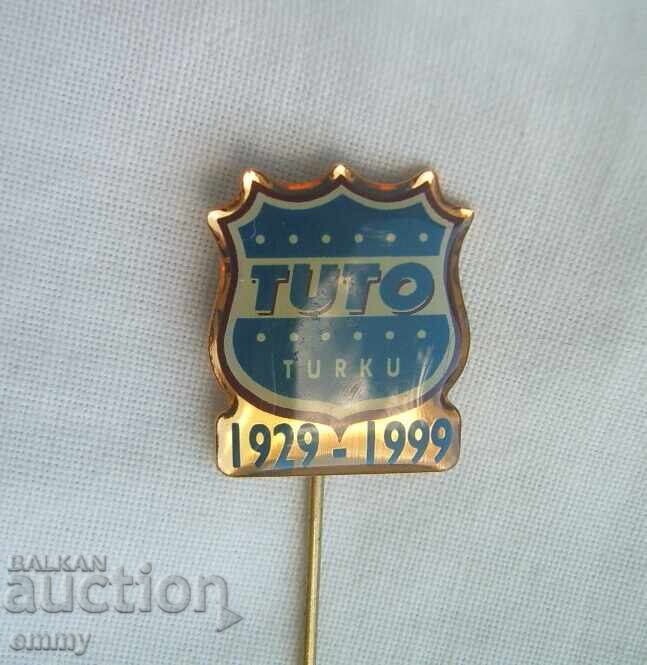 Значка хокей на лед - 70 години TUTO Hockey,Турку, Финландия с цена € 1.50 | 2.93 лв.