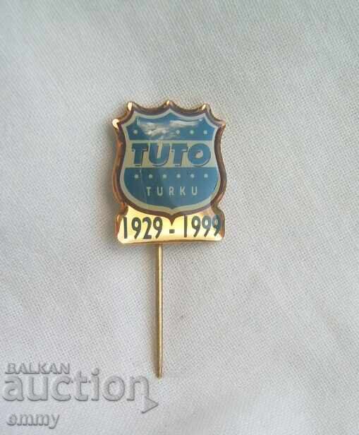 Значка хокей на лед - 70 години TUTO Hockey,Турку, Финландия