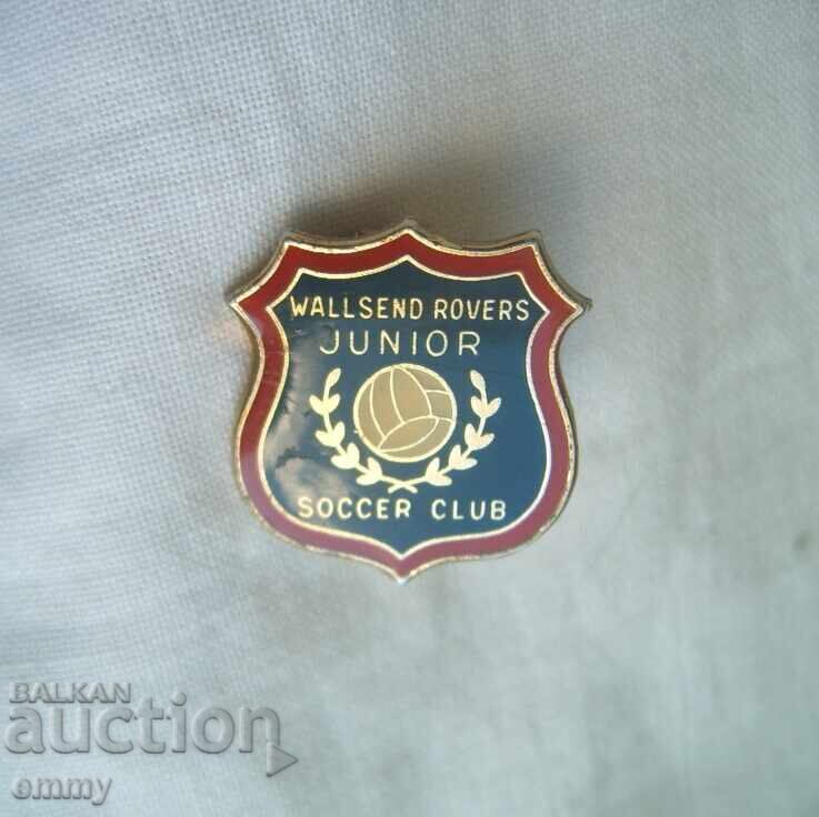 Insignă fotbal - Wallsend FC, club de fotbal pentru tineret, Australia cu preț € 3.10 | 6.06 BGN