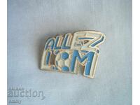 Insignă fotbal - "Hai, Olympique de Marseille!", Franța