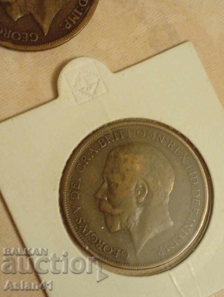 Auction  Lot 1918, 1913 Great Britain, imperforate