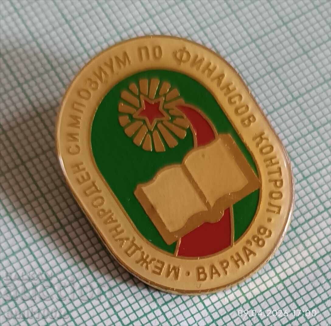 Auction  Badge - International Symposium on Financial Control Varna 89