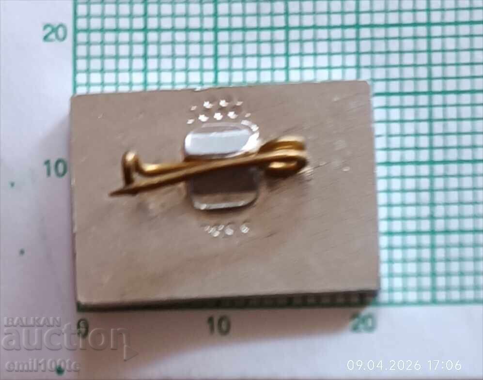 Livrarea Insignă 80 de ani BEA Uniunea Esperantiștilor din Bulgaria 1907 1987 Livrarea Insignă 80 de ani BEA Uniunea Esperantiștilor din Bulgaria 1907 1987