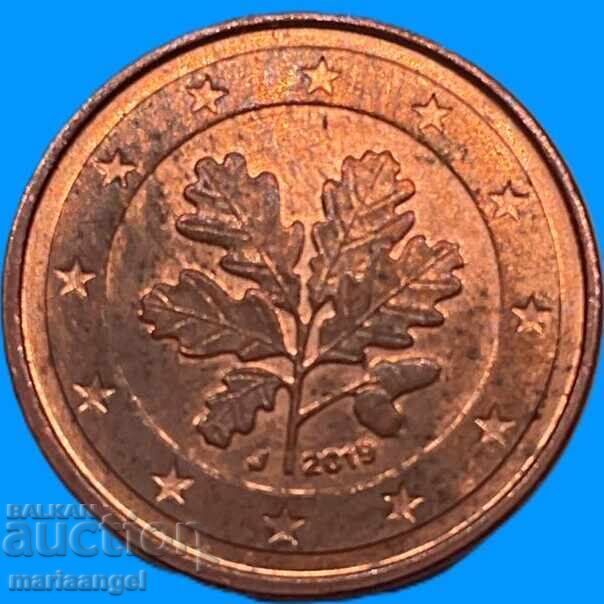 Licitație 1 Euro cent 2019 Germania - nominal rar "1"