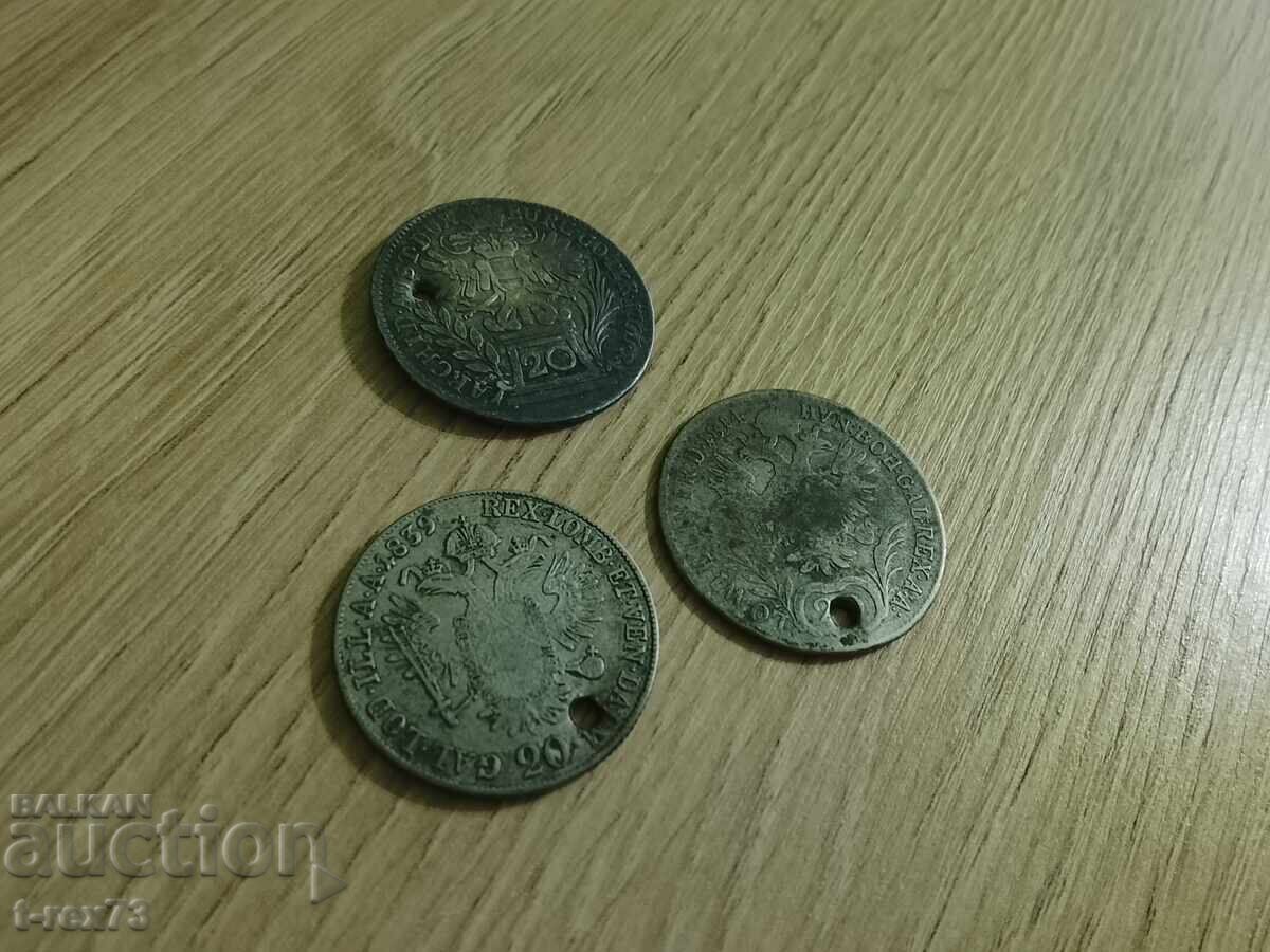 Delivery of silver kreutzers from a folk costume - silver TOP PRICE