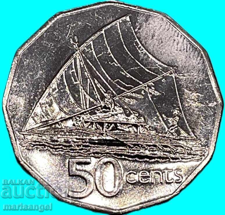 50 cents 1994 Fiji Great Britain Elizabeth II with price € 3.20 | 6.26 BGN