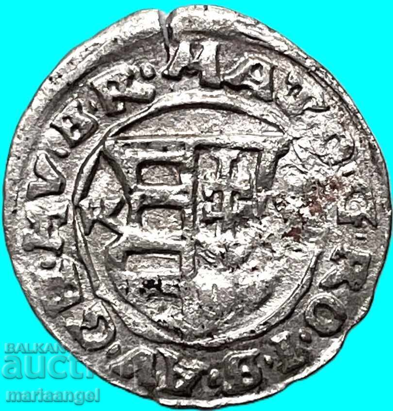 Παράδοση Ουγγαρία Ματθίας Β' Δηνάριο 1608-1619 Μαδοννα/Θυρεός ασήμι Παράδοση Ουγγαρία Ματθίας Β' Δηνάριο 1608-1619 Μαδοννα/Θυρεός ασήμι